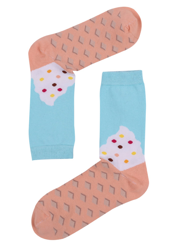 The Socks Company Soft Serve Desenli Kadın Çorap